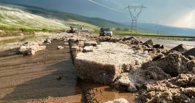 Ardahan’da şiddetli yağış etkili oldu