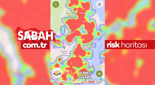 Son dakika haberler: İstanbul kıpkırmızı! İstanbul COVİD 19 haritasında dikkat çeken detay