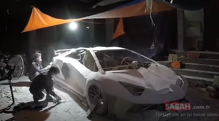 Bu Lamborghini modeli dünyada tek! Otomobilin yapıldığı materyal duyanları şoke ediyor