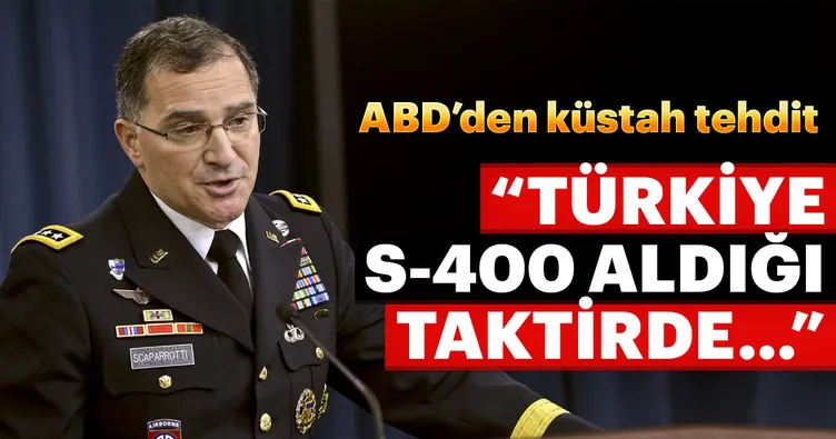 ABD’den, Türkiye’ye küstah tehdit