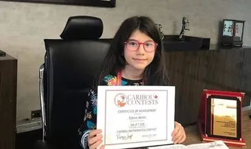 Dünya matematik şampiyonu Elanur Akıncı