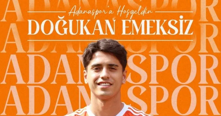 Adanaspor, Doğukan Emeksiz’i transfer etti