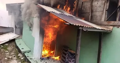 Tunceli’nin Çemişgezek ilçesinde yangın! Ev kullanılamaz hale geldi #tunceli