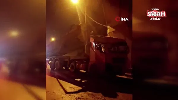 Kağıthane’de ortalığı savaş alanına çeviren kamyon 7 saat sonra kaldırılabildi | Video