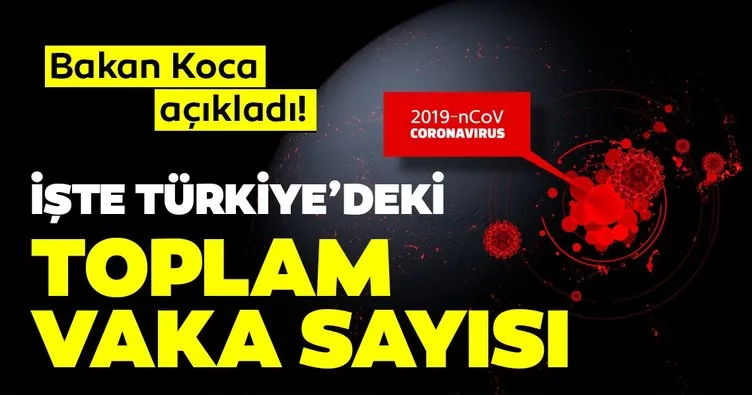 Corona virüs vaka sayısında son dakika haberler! Bakan Koca açıkladı: Türkiye toplam koronavirüs vaka sayısı 28 bin...
