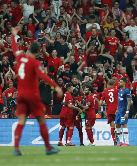 İşte Liverpool ve Chelsea arasında oynanan Süper Kupa finalinden kareler