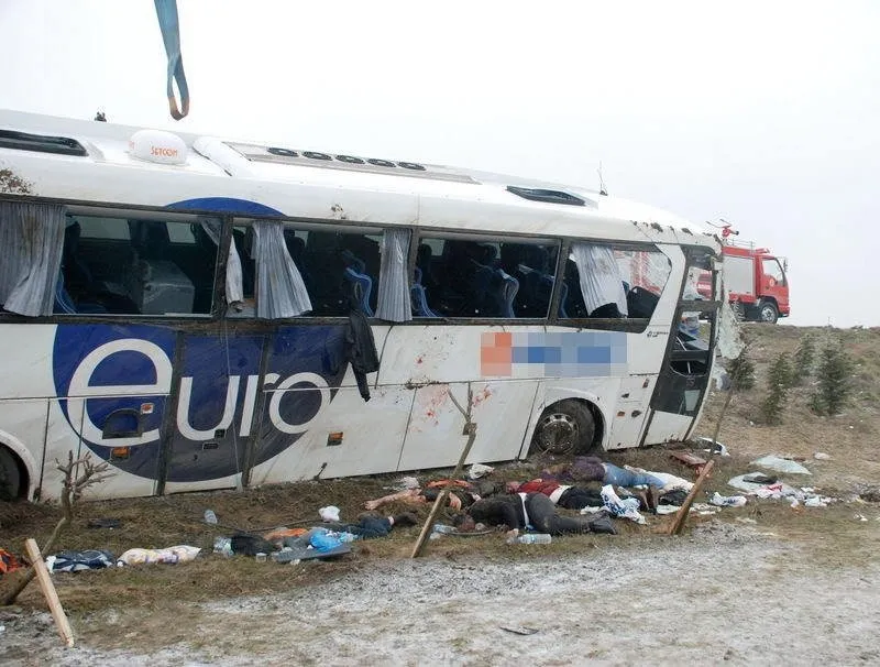 Malkara Da Otobus Sarampole Yuvarlandi Son Dakika Haberler