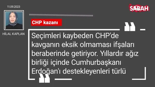 Hilal Kaplan | CHP kazanı