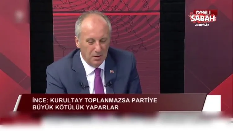 Muharrem İnce' canlı yayında kendi kendini yalanladı