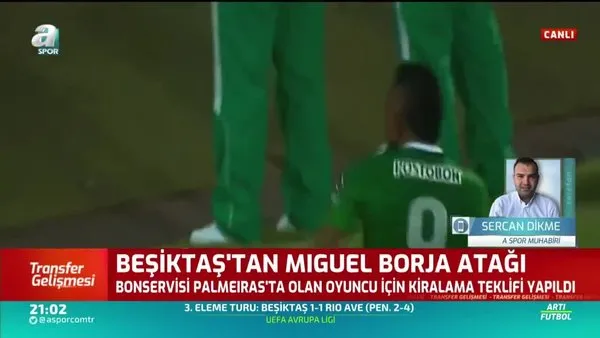 Son dakika! Beşiktaş'tan Aboubakar sonrası bir forvet transferi daha! Miguel Borja...