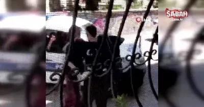 İstanbul Kadıköy’de sevgili çift kabusu kamerada: Mahalleliye sataşıp camını kırdılar | Video