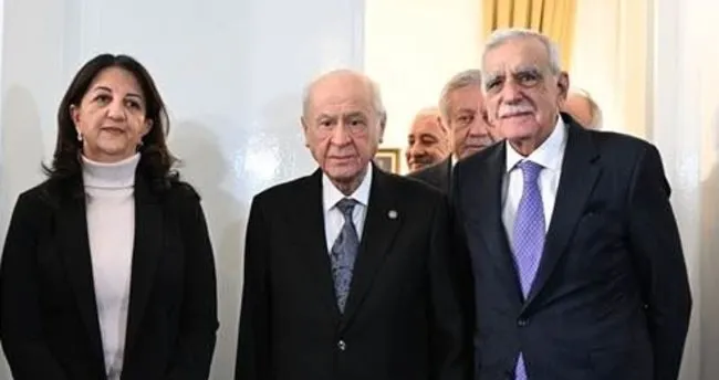 MHP Lideri Devlet Bahçeli Pervin Buldan ve Ahmet Türk ile görüştü