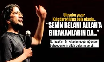 Nihat Genç Kılıçdaroğlu’na bela okudu!