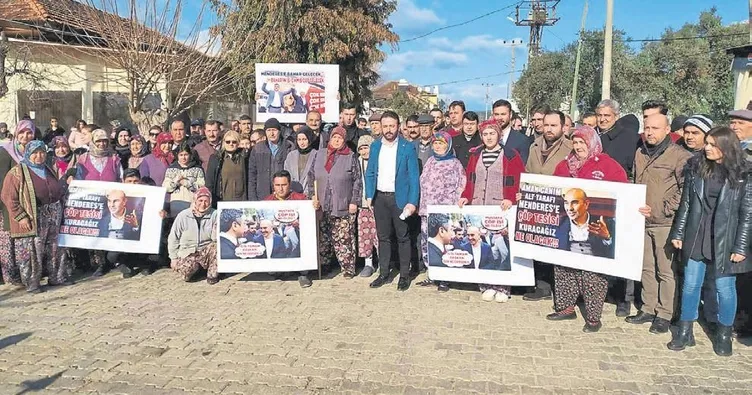Menderes’e çöp ve moloz istemiyoruz
