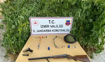 Jandarmadan 10 ilçede uyuşturucu operasyonu: 54 gözaltı #izmir