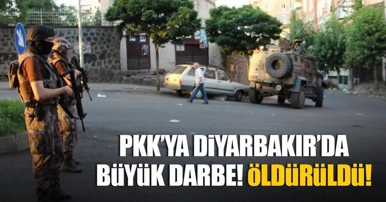 PKK’ya Diyarbakır’da ağır darbe! Öldürüldü