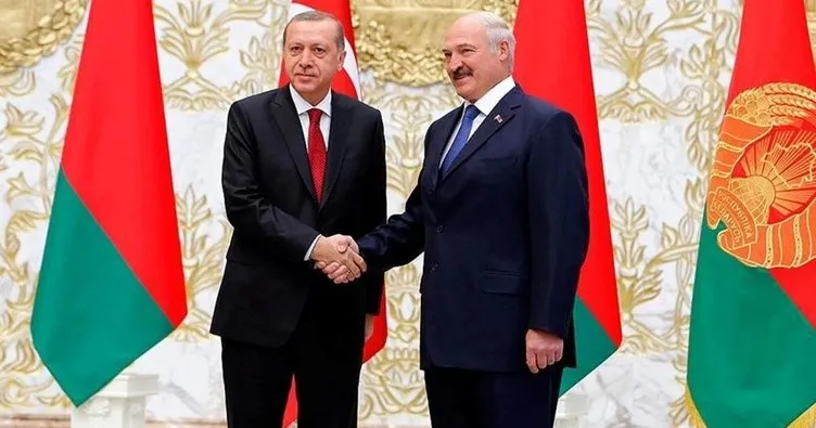 Erdoğan Lukaşenko ile görüştü