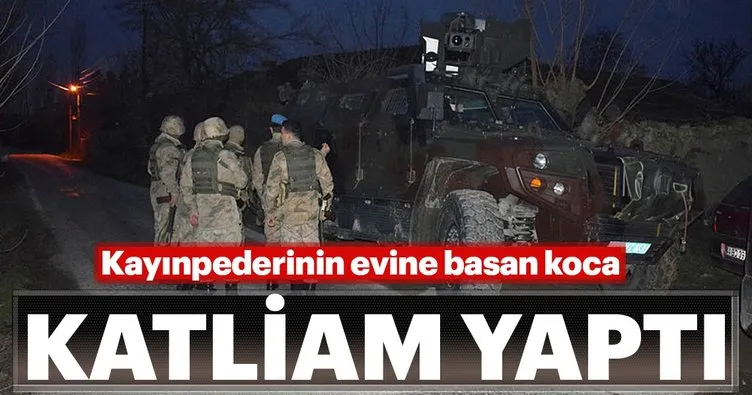 Malatya’da kayınpederinin evini basan koca dehşet saçtı