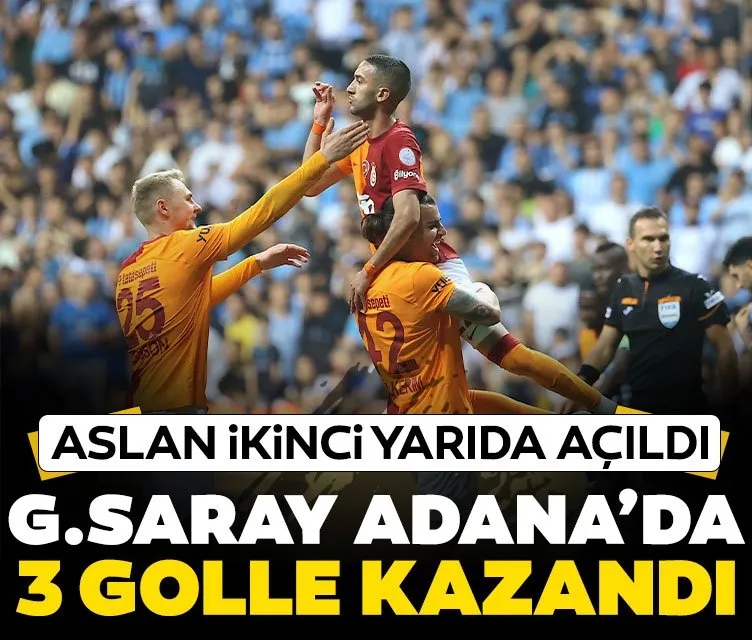 Galatasaray, Adana’yı ikinci yarıda yıktı!