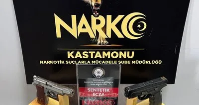 Uyuşturucu maddeyle yakalanan 4 şahıs gözaltına alındı #kastamonu