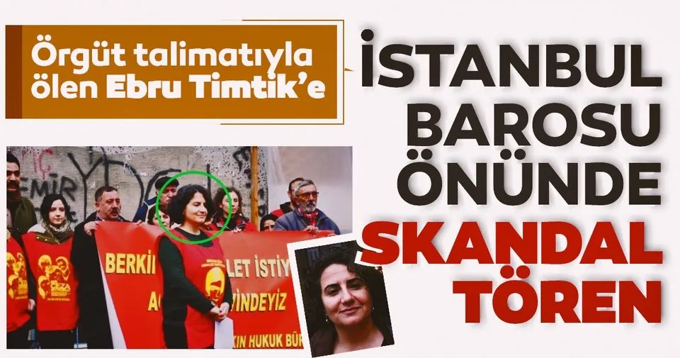 Ebru Timtik E Istanbul Barosu Onunde Anma Son Dakika Haberler