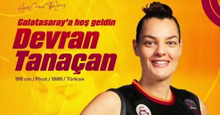 Galatasaray Kadın Basketbol Takımı, Devran Tanaçan’ı kadrosuna kattı