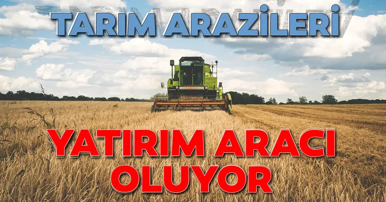 Tarım arazileri yatırım aracı oluyor