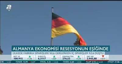 Almanya ekonomisi resesyonun eşiğinde