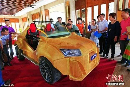 Bir 3D otomobil de Çin’den