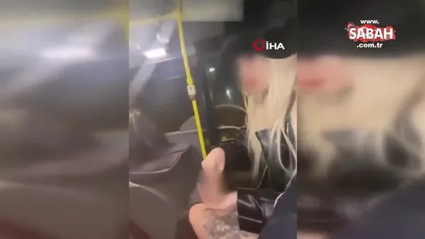 Metrobüste skandal görüntüler kamerada: Uyuşturucu hazırlayan 3 kadına operasyon | Video