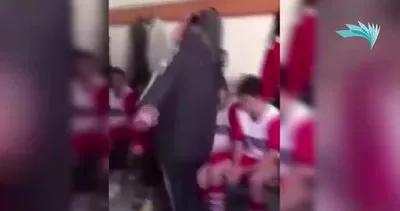 Soyunma odasında skandal görüntüler! Kayseri Meysuspor antrenörü Halit Kurt, soyunma odasında futbolcularını böyle dövdü!