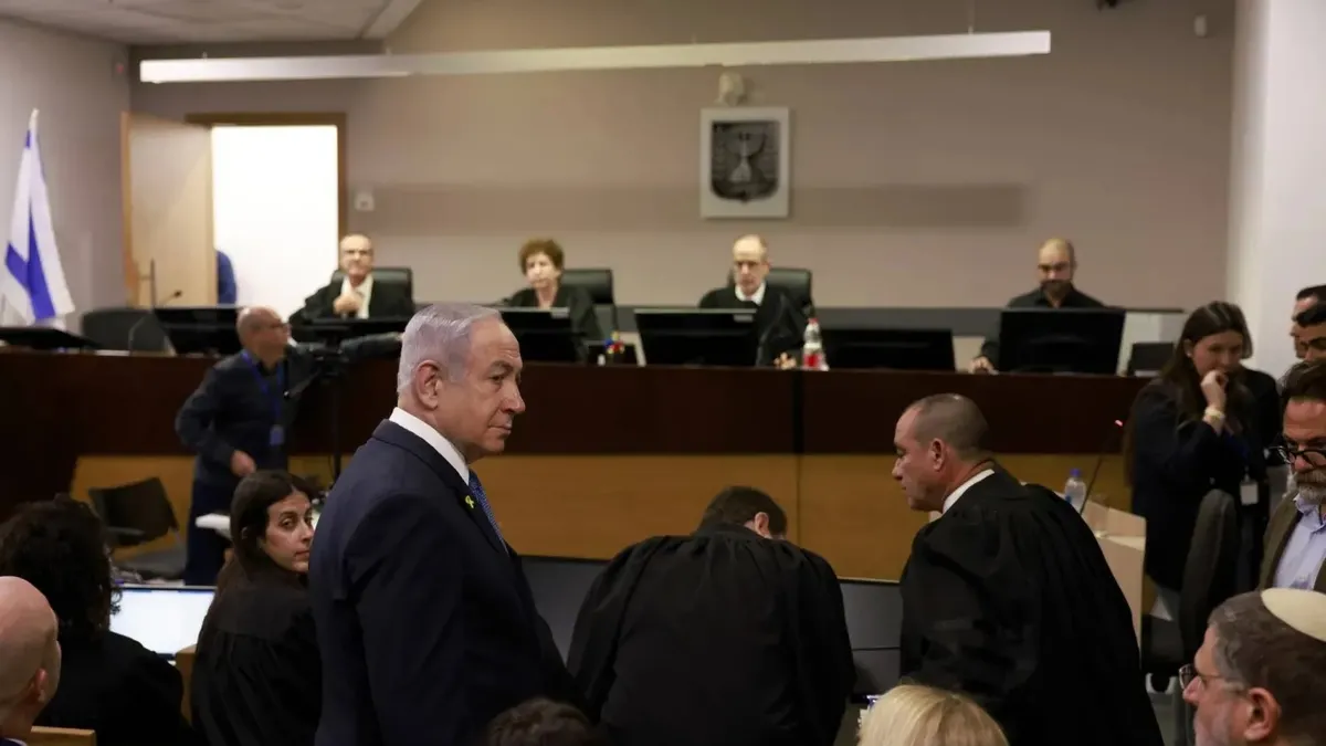 İsrail tarihinin en uzun duruşması: Yolsuzlukla yargılanan katil Netanyahu ifade verdi! “Cehennem gibi…” İsrail tarihinin en uzun duruşması: Yolsuzlukla yargılanan katil Netanyahu ifade verdi! “Cehennem gibi…”