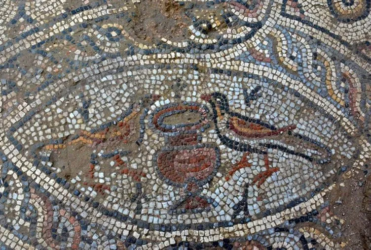 Temel kazısında Roma mozaikleri bulundu!