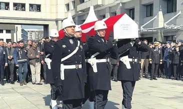Şehit polise son görev