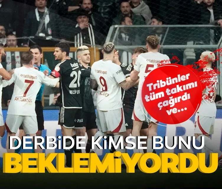 Beşiktaş tribünlerinden dev derbide görülmemiş hareket!