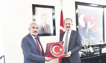 Başkan Akgül mevkidaşını ağırladı