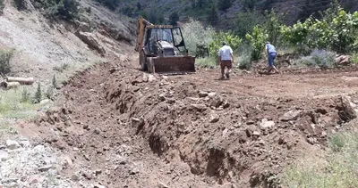 Pozantı’da bahçe yolları düzenlendi