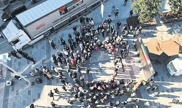 Arnavutköy Gazze için tek yürek oldu