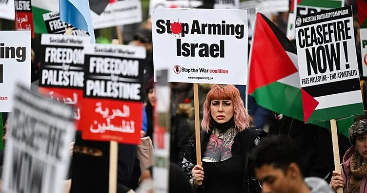 İngiltere Parlamentosu önünde Gazze protestosu: Ülkemiz soykırıma işbirlikçilik yapıyor