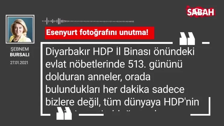 Şebnem Bursalı | Esenyurt fotoğrafını unutma!