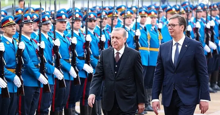 Cumhurbaşkanı Erdoğan, Sırbistan Cumhurbaşkanı ile bir araya geldi