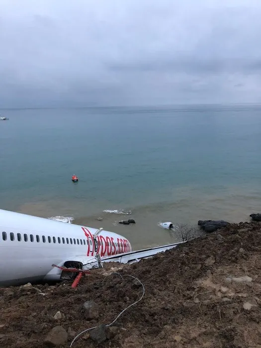 Trabzon’da pistten çıkan uçağın pilotunun ifadesi: Uçak bir anda…