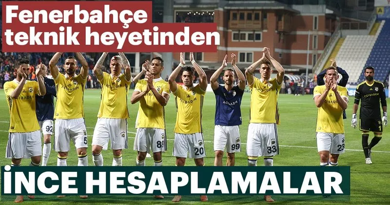 Fenerbahce De Ince Hesaplar Spor Haberleri