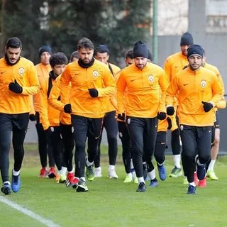 Galatasaray, ikinci yarı hazırlıklarına devam etti
