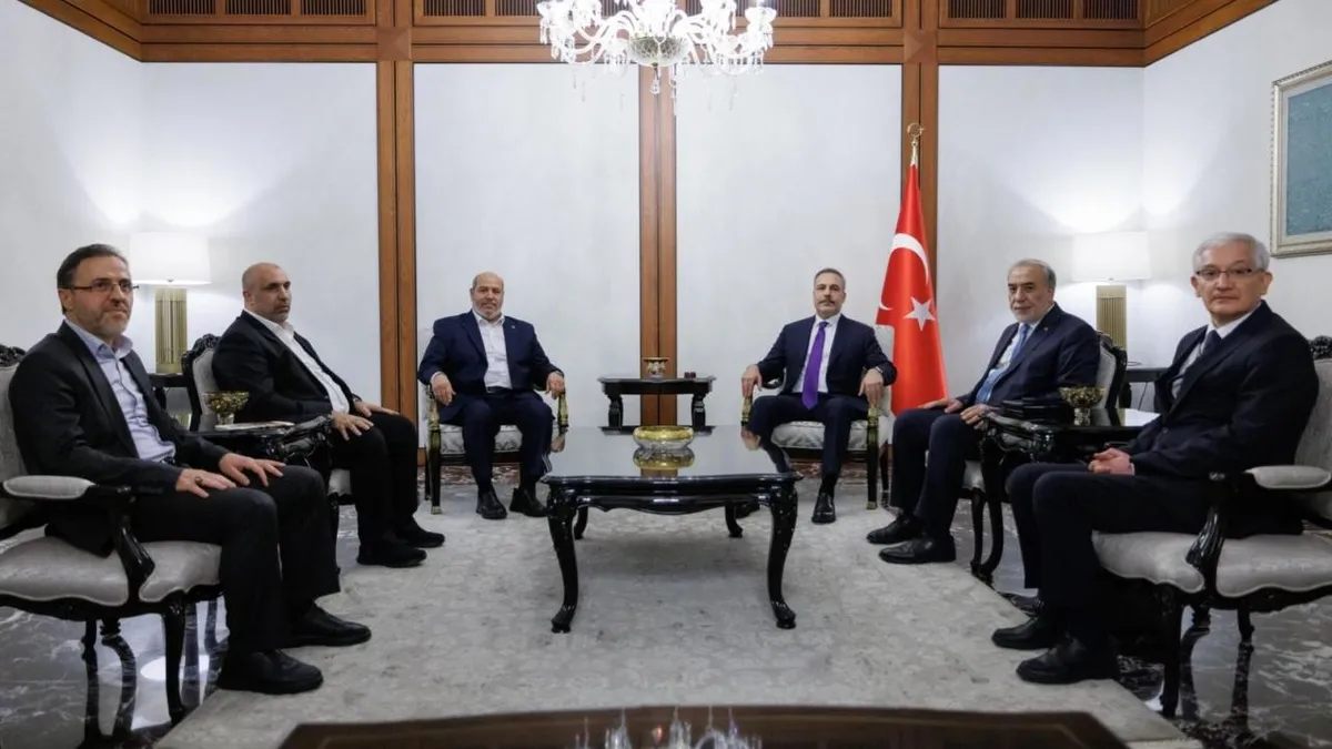 Bakan Fidan Hamas heyetiyle görüştü