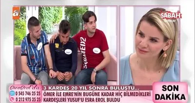Türkiye onları bağrına bastı! 3 kardeş 20 yıl sonra Esra Erol’da buluştu! | Video
