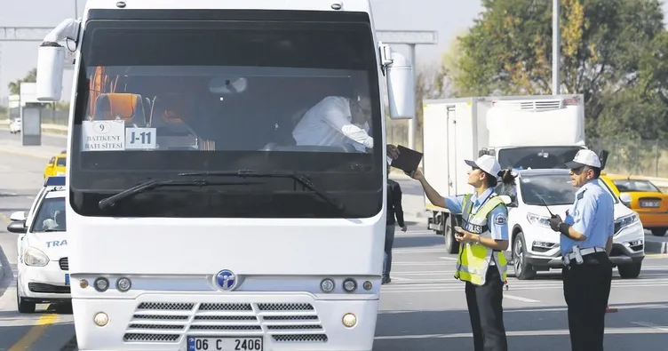 Okul yolunda hayatı denetim