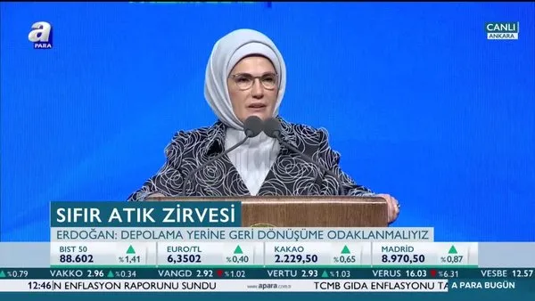 Emine Erdoğan'dan önemli mesajlar!