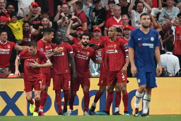İşte Liverpool ve Chelsea arasında oynanan Süper Kupa finalinden kareler