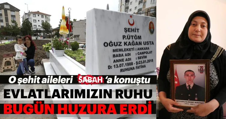 Evlatlarımızın ruhu bugün huzura erdi